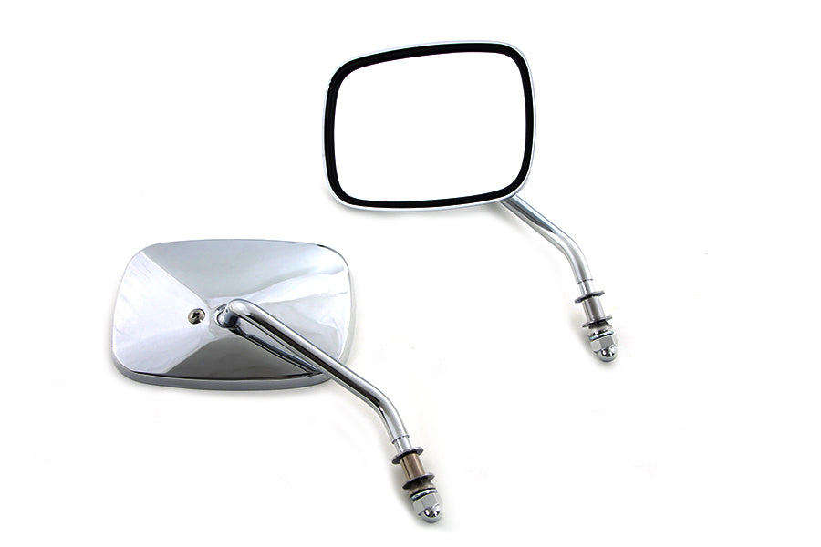 34-0295 - Replica Swivel Mirror Set with Short Stem Chrome by Wyatt Gatling