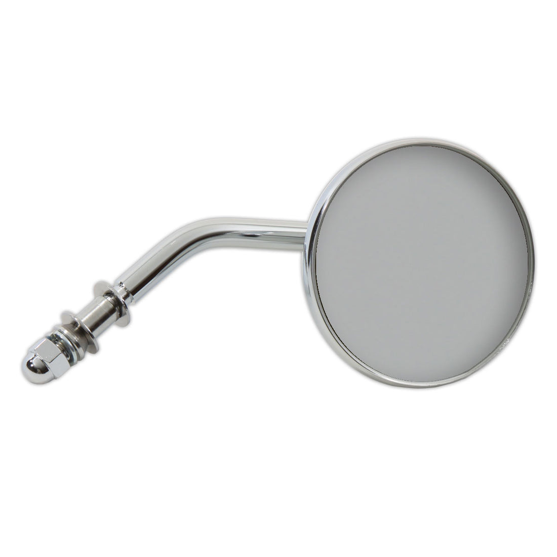 34-0300 - Chrome 3 inch Round Mini Mirror with Stock Stem by Wyatt Gatling