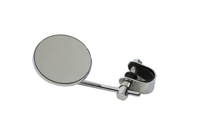 34-0308 - Chrome 3 inch Round Mini Mirror with Clamp On Stem by Wyatt Gatling