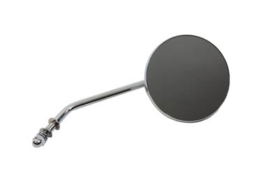 34-0313 - Chrome 4 inch Round Mirror with Stud Stems by Wyatt Gatling