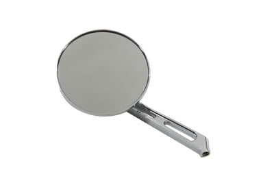34-0379 - Round Flame Mirror with 2 Slot Stem by Wyatt Gatling