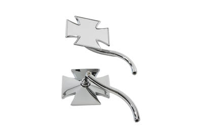 34-0382 - Maltese Mirror Set with Round Curved Stems by Wyatt Gatling