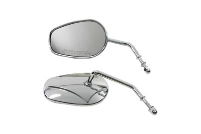 34-0391 - Rectangle Mirror Set with Round Stems by Wyatt Gatling
