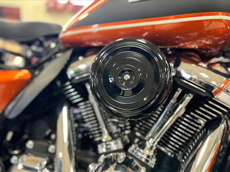 34-0406 - Wyatt Gatling 7  Round Air Cleaner With Black Cover by Wyatt Gatling