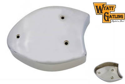 34-0453 - Wyatt Gatling Scoop Air Cleaner Cover Chrome by Wyatt Gatling