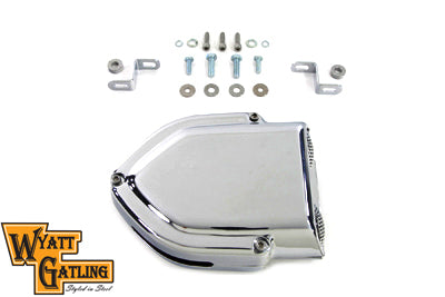 34-0467 - Wyatt Gatling V-Charger Air Cleaner Chrome by Wyatt Gatling