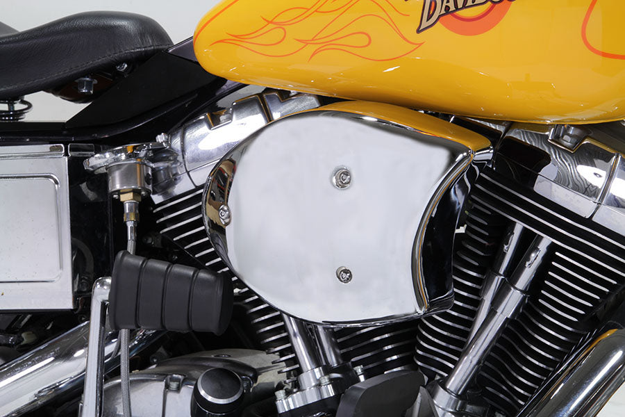 34-0471 - Chrome Wyatt Gatling Air Cleaner Assembly by V-Twin