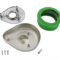 Chrome Tear Drop Air Cleaner Assembly