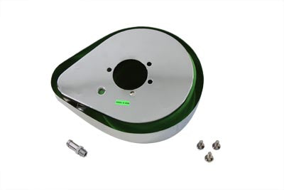34-0520 - Chrome Tear Drop Air Cleaner Assembly by V-Twin