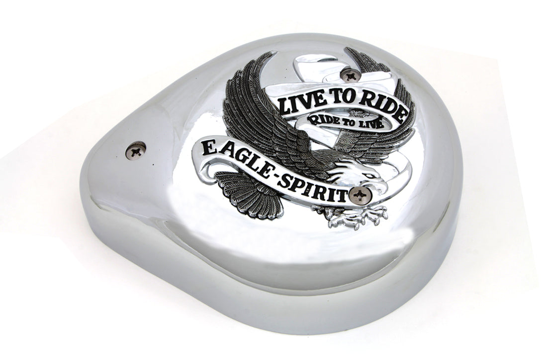 34-0532 - Eagle Spirit Chrome Teardrop Air Cleaner by Wyatt Gatling
