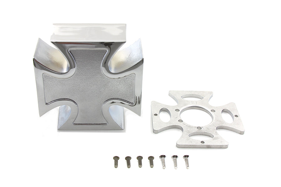 34-0608 - Chrome Maltese Air Cleaner Cover by Wyatt Gatling