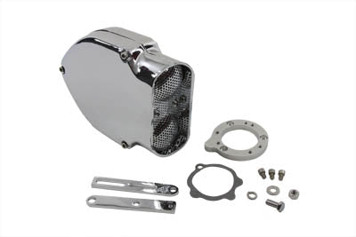 34-0616 - V-Charger Air Cleaner Kit Chrome by Wyatt Gatling