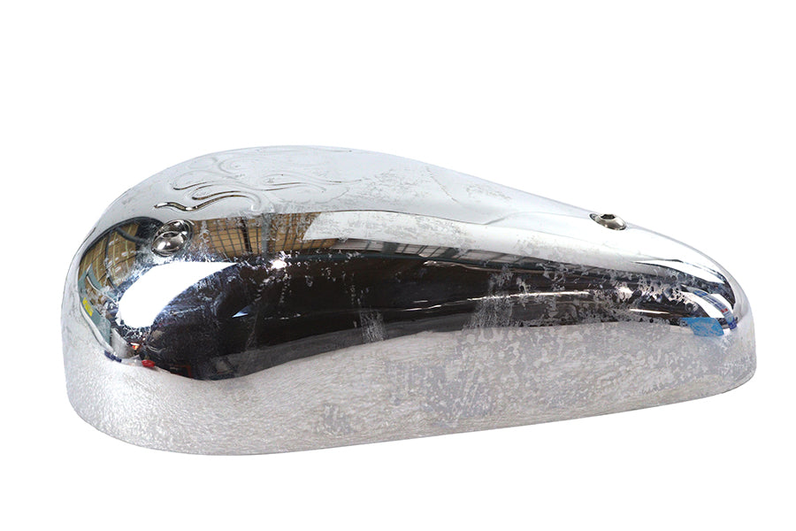 34-0644 - Rodan Billet Carburetor Cover Flame by Wyatt Gatling