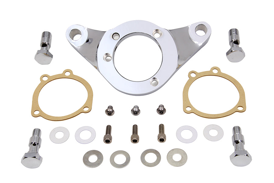 34-0661 - Air Cleaner Bracket Kit Chrome Billet by Wyatt Gatling