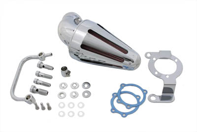 34-0670 - Spike Air Cleaner Breather Chrome by Wyatt Gatling