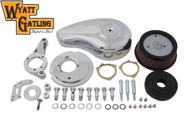 34-0672 - Chrome Wyatt Gatling Air Cleaner Assembly by Wyatt Gatling