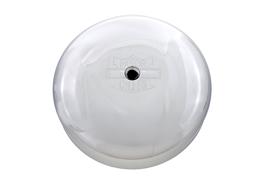34-0743 - Chrome 7 inch Round Air Cleaner Cover by Wyatt Gatling