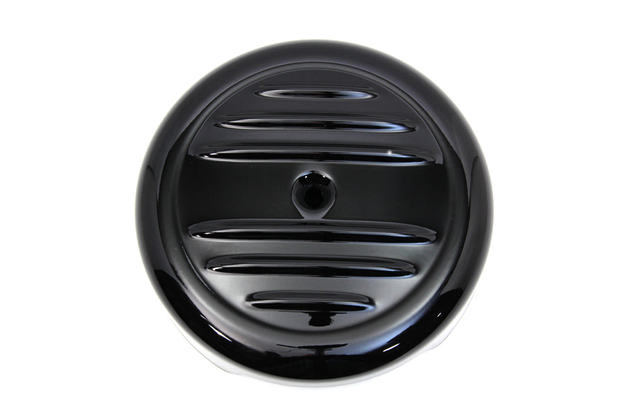 34-0781 - 8 inch Black Stripe Air Cleaner Cover by Wyatt Gatling