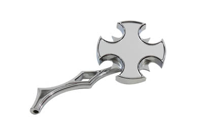 34-0790 - Rotar Mirror Chrome with Billet Diamond Stem by Wyatt Gatling