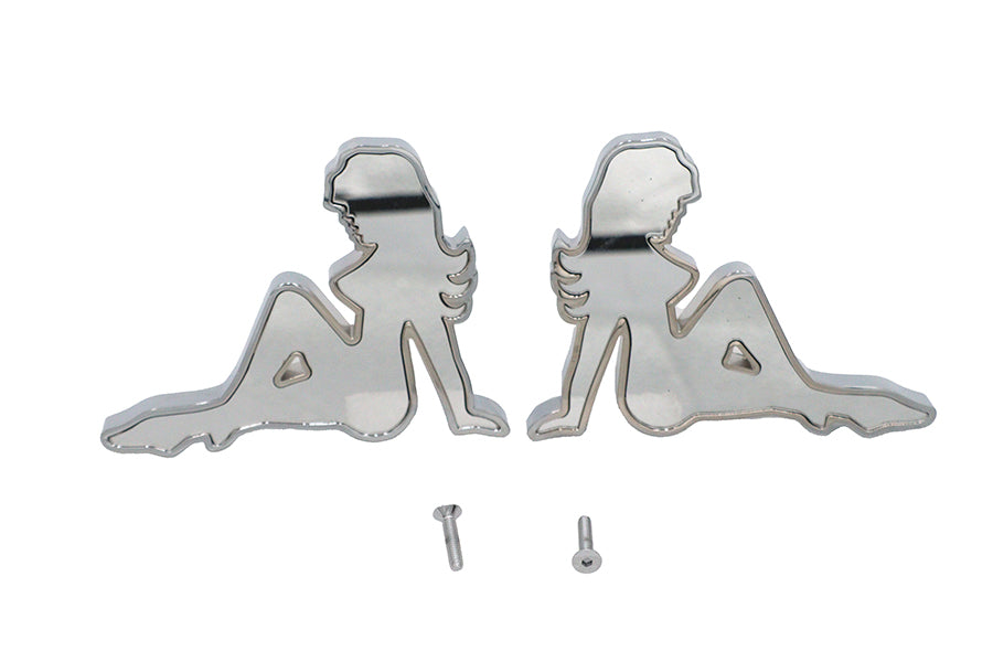 34-0795 - Lady Luck Mirror Body Set Billet by Wyatt Gatling