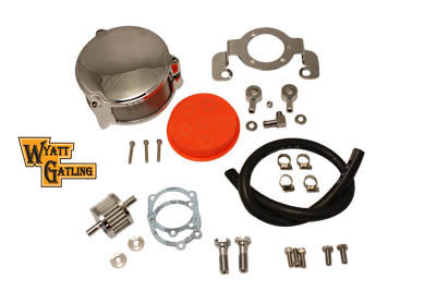 34-0803 - Wyatt Gatling New Era Air Cleaner Kit Chrome by Wyatt Gatling