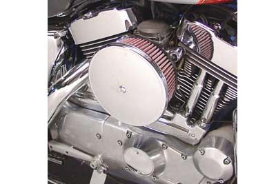 34-0807 - *UPDATE Velo Dish Air Cleaner Chrome by Wyatt Gatling