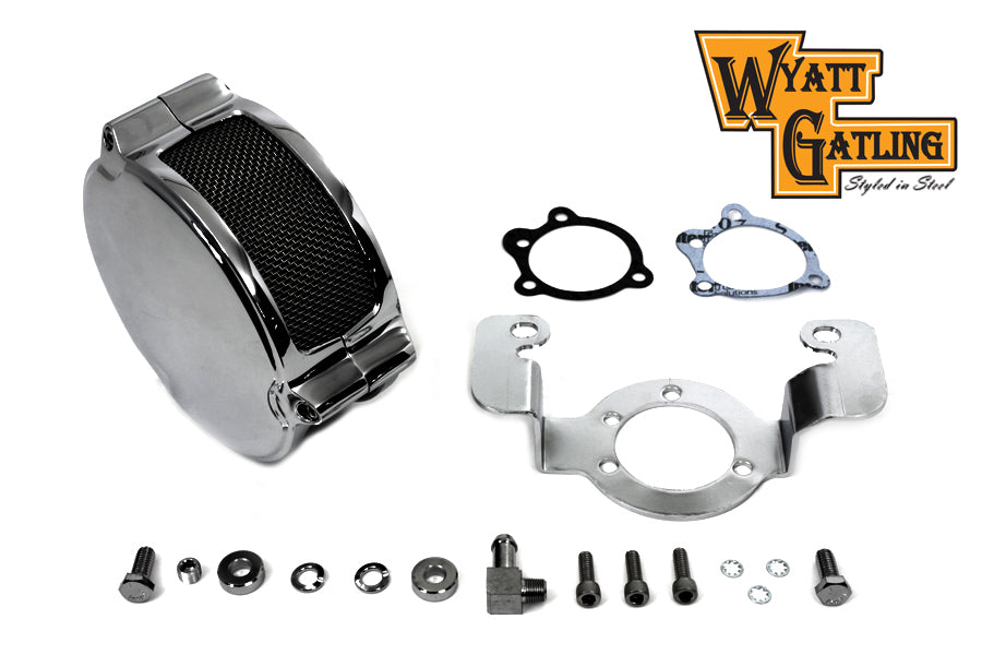 34-0814 - Wyatt Gatling New Era Air Cleaner Kit Chrome by Wyatt Gatling