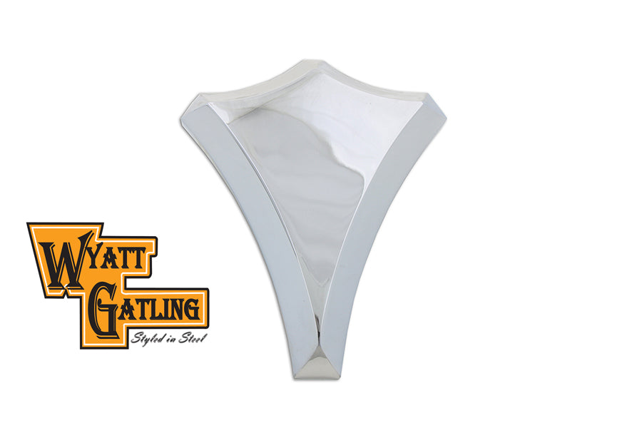 34-0821 - Chrome Billet Diamond Carburetor Cover by Wyatt Gatling