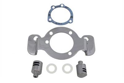 34-0851 - Breather and Bracket Kit Chrome by Wyatt Gatling