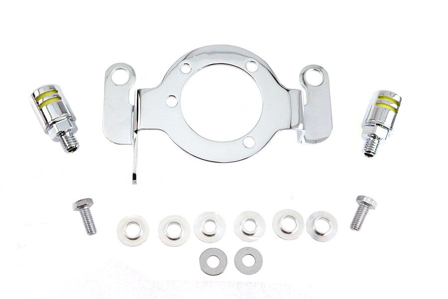 34-0852 - Carburetor Support Bracket Chrome by Wyatt Gatling