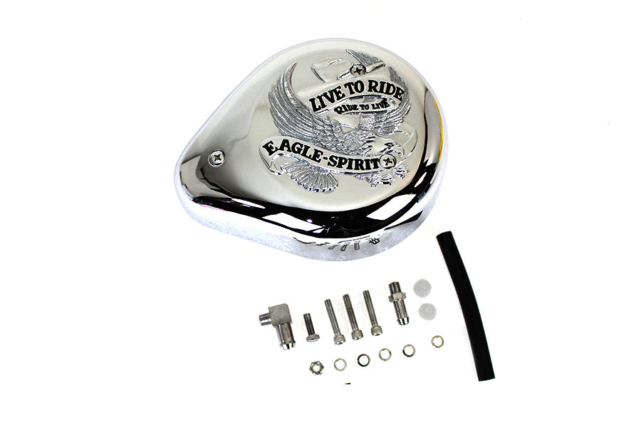 34-1020 - Live to Ride Teardrop Air Cleaner by Wyatt Gatling