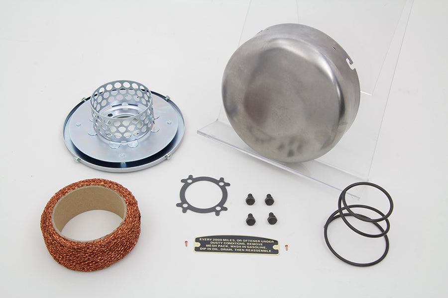 34-1055 - Smooth Raw J-Slot Air Cleaner by Wyatt Gatling