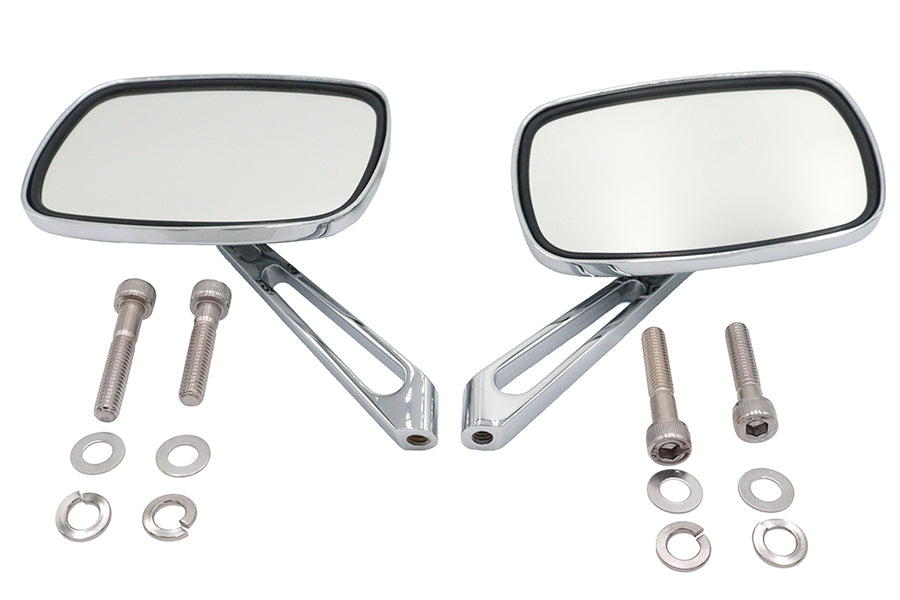 34-1069 - Chrome Eagle Spirit Mirror Set by Wyatt Gatling