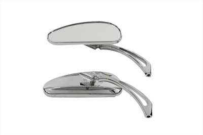 34-1220 - Deco Mirror Set Billet Chrome by Wyatt Gatling