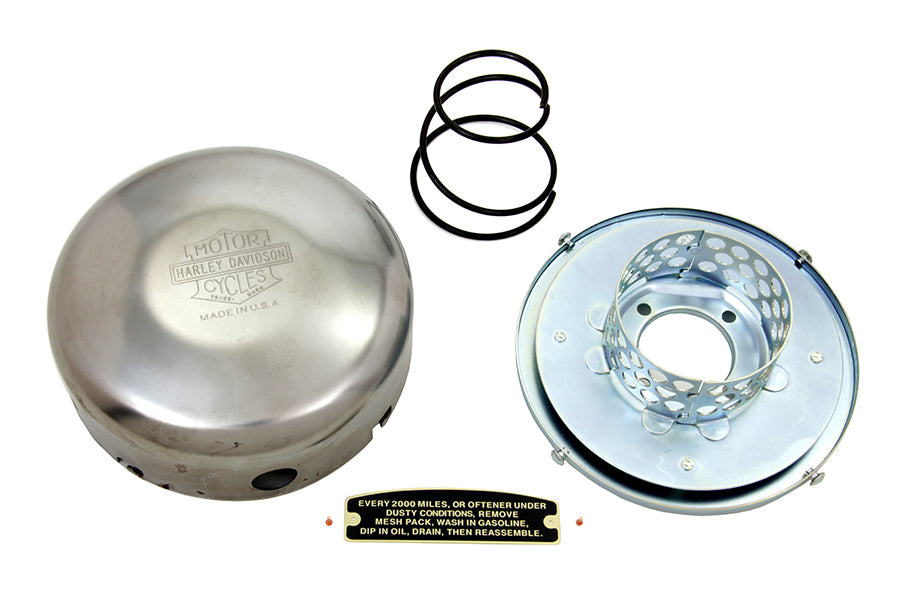 34-1297 - 6 inch Rusty J-Slot Air Cleaner by Wyatt Gatling