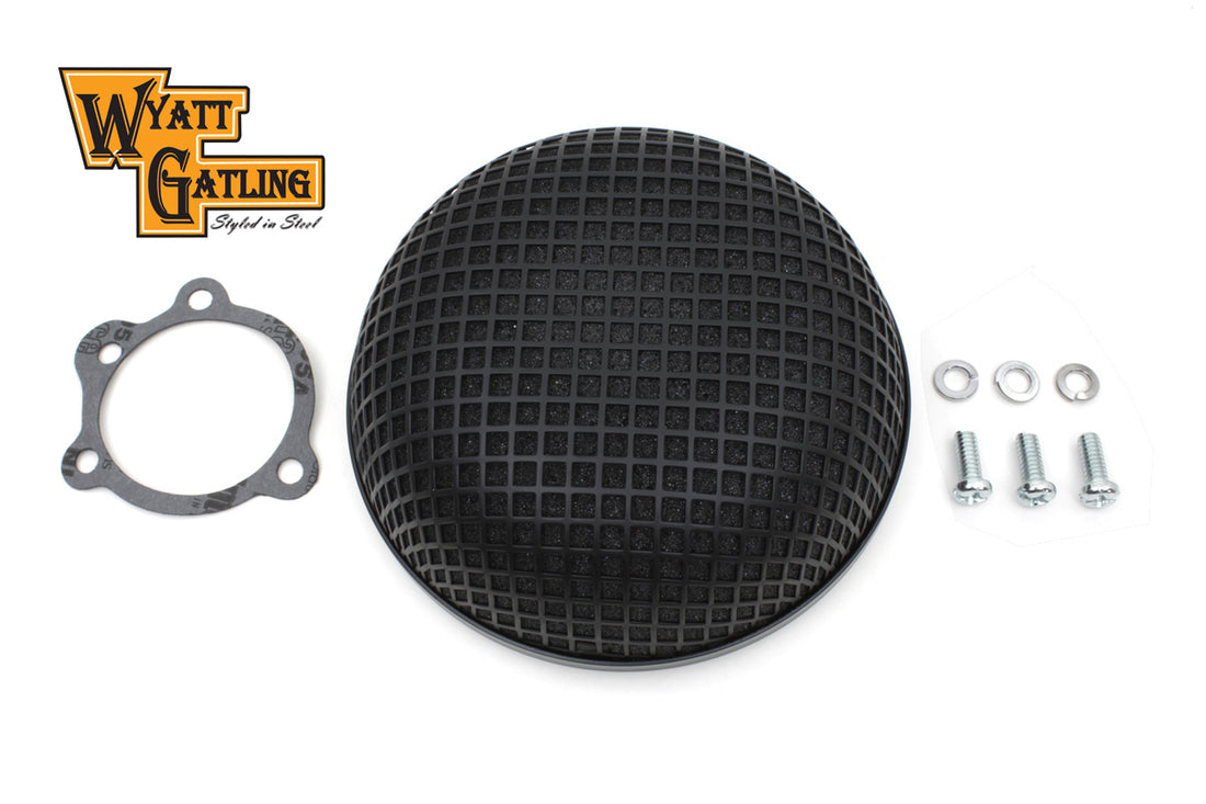 34-1325 - Wyatt Gatling Black Round Mesh Air Cleaner by Wyatt Gatling