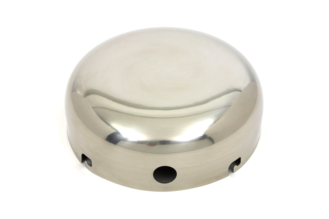 34-1342 - Polished Stainless Steel J-Slot Air Cleaner Cover by Wyatt Gatling