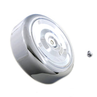 34-1379 - Chrome Round Bobbed Style 7  Air Cleaner Cover by Wyatt Gatling