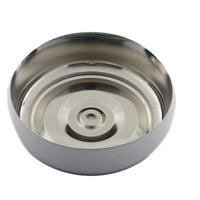 34-1379 - Chrome Round Bobbed Style 7  Air Cleaner Cover by Wyatt Gatling