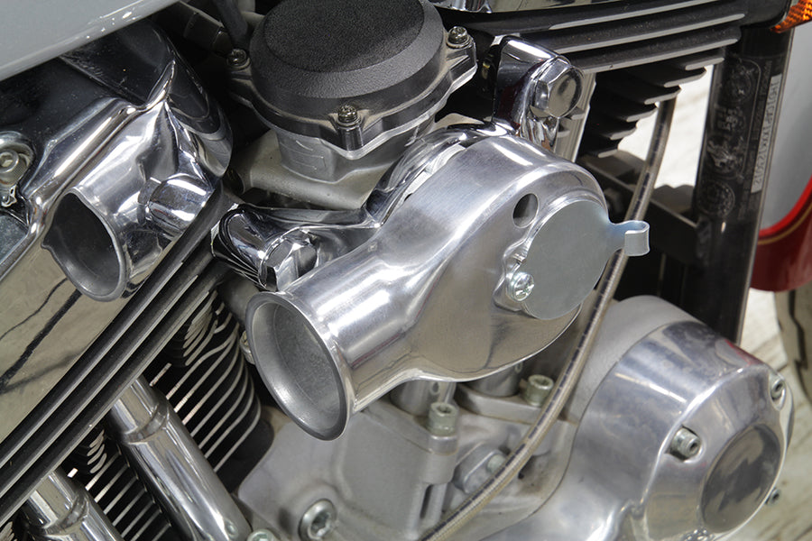 34-1403 - Tourist Trophy CV Carburetor Air Snoot Kit Polished by Wyatt Gatling