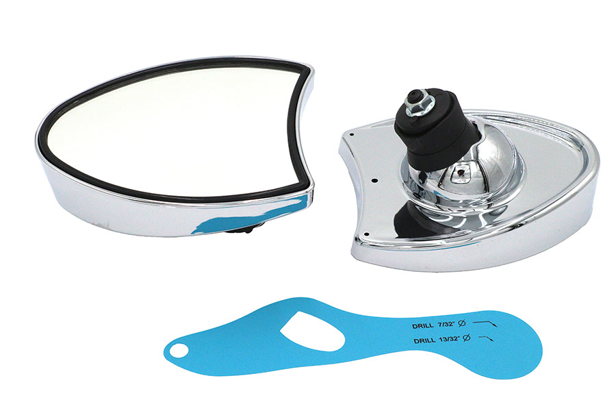 34-1420 - Chrome Touring Style Mirror Set by Wyatt Gatling