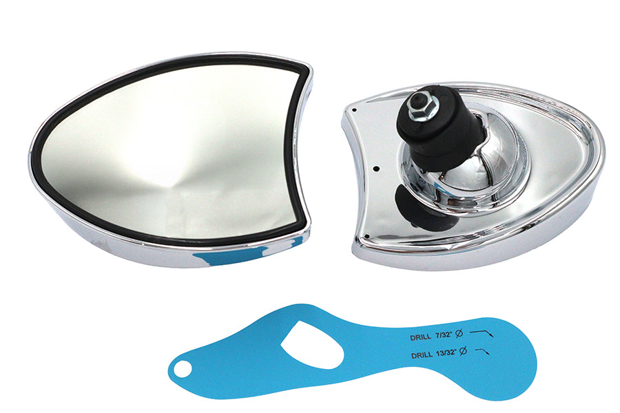 34-1420 - Chrome Touring Style Mirror Set by Wyatt Gatling
