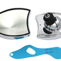 34-1420 - Chrome Touring Style Mirror Set by Wyatt Gatling