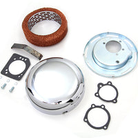 34-1442 - 7  Round Air Cleaner Assembly Chrome by Wyatt Gatling