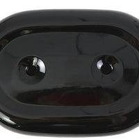 Oval Air Cleaner Cover Black