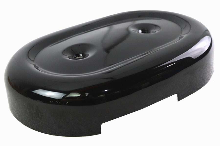 Oval Air Cleaner Cover Black