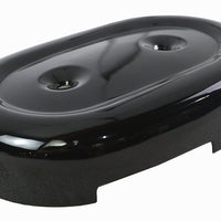 Oval Air Cleaner Cover Black