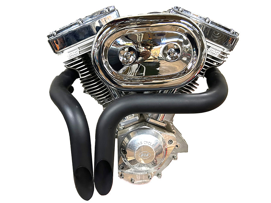 Oval Air Cleaner Assembly Chrome