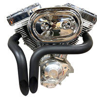 Oval Air Cleaner Assembly Chrome