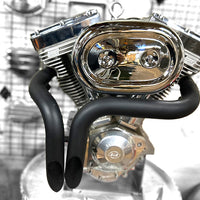 Oval Air Cleaner Assembly Chrome